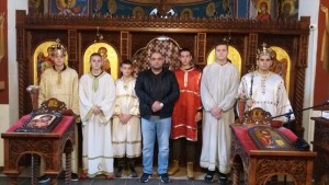 Ученици ОШ Бубањски хероји Ниш, део са часа у цркви