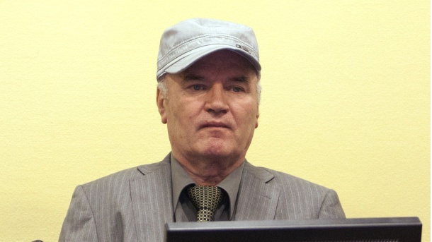 Ratko Mladić u haškoj sudnici